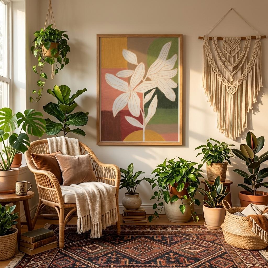 Flowers – Kunstdruck im Raum